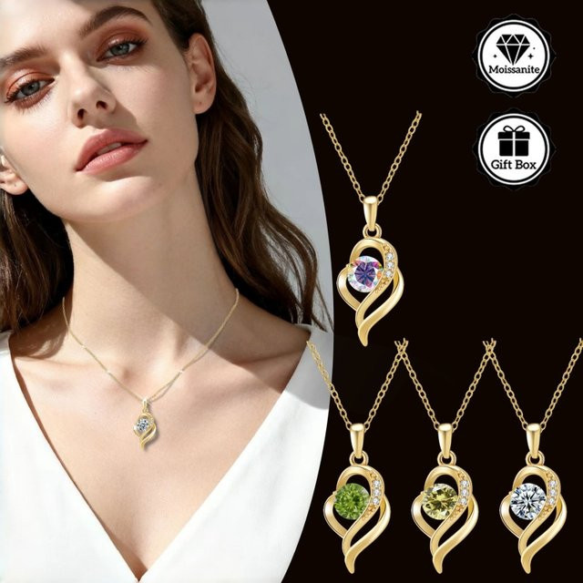 LAMVOICE Halskette, Moissanit, Gold, Damen - Bild 1