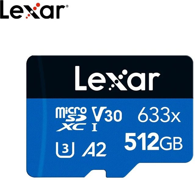Lexar Micro SD Speicherkarte A1 A2 Klasse 10 TF Flash-Karte für Drohnen und Sport Camcorder - Bild 1