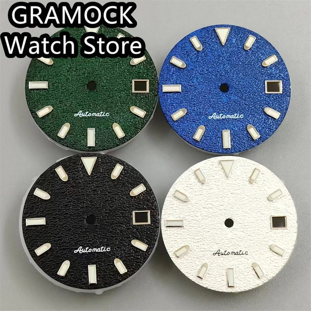 Gramock Zifferblatt, grün leuchtend, 29 mm - Bild 1