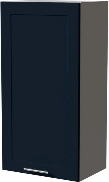Feldmann-Wohnen Hängeschrank Oslo in Grau und Indigo Matt mit Soft-Close-Türen, B: 50 cm, T: 32,5 cm, H: 96 cm - Bild 1