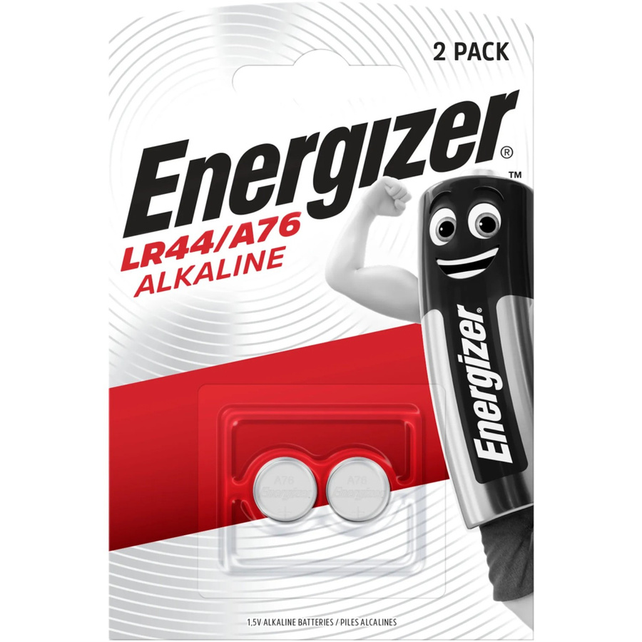 Energizer Alkaline Knopfzelle A76 LR44 2er Pack - Bild 2