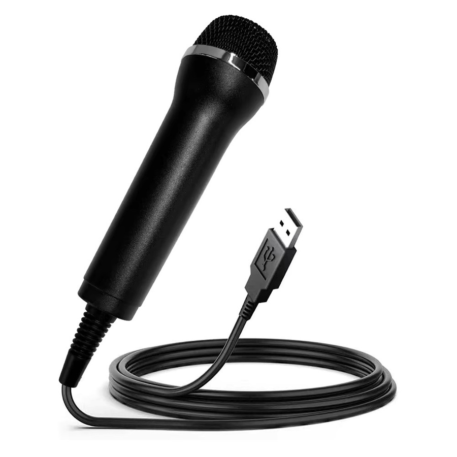 VODOOL USB-Kabelmikrofon in Schwarz für Nintendo Switch, Xbox, PC und weitere Geräte als Kondensator-Karaoke-Aufnahmemikrofon mit Ultra-Weitbereichsfunktion - Bild 2