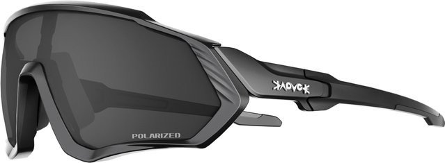 Kapvoe Sportsonnenbrille, Herren, Vollrand, Schwarz, Polarisiert - Bild 1