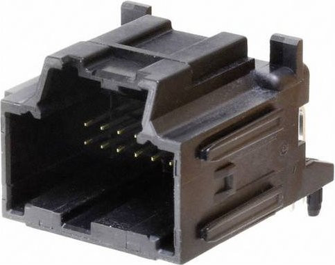 Molex Stiftgehäuse-Platine 346916160 in Schwarz aus Kunststoff - Bild 1