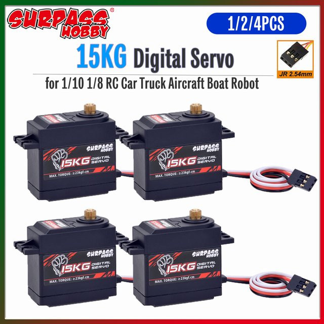 SURPASS Hobby Digital Servo, Metallgetriebe, 1/2/4 Stück - Bild 1