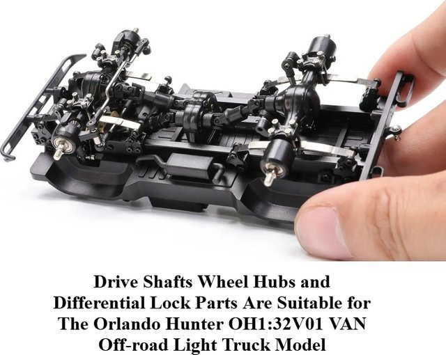 AT 99 MODEL Orlando Hunter OH1:32V01 VAN Offroad-Leichtlastwagen-Modell, Zubehör, 1:32 - Bild 1
