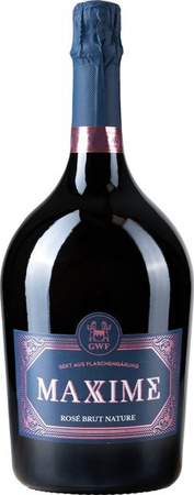 Maxime Rosé Sekt, Pinot Meunier, Franken, 2019, Brut Nature, 1,5 l