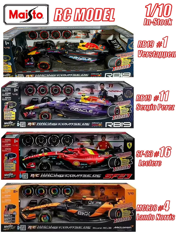 Maisto F1 Rc Red Bull Rb19 Verstappen, Modell Spielzeug, 1:10, ab 8 Jahren - Bild 4