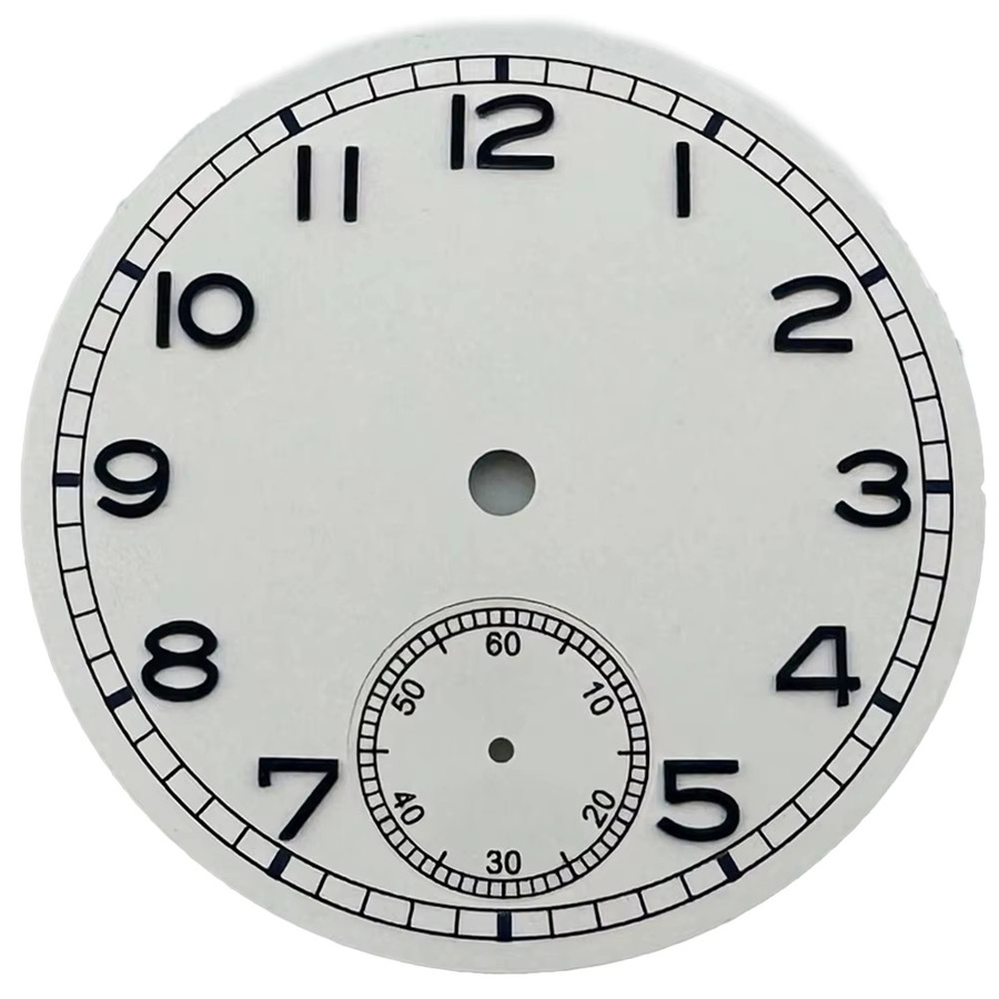 Neiton Zifferblatt, 37 mm, Weiß Schwarz Blau, Unisex - Bild 3