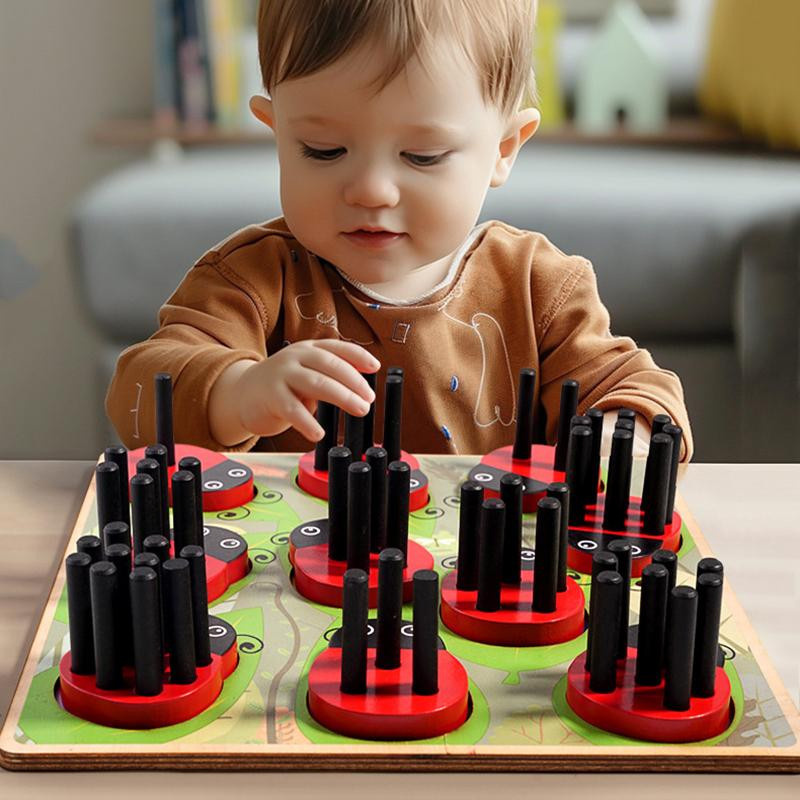 Bai Fen Bai Toys Marienkäfer-Zählspiel, Montessori-Mathespielzeug, ab 3 Jahre - Bild 2
