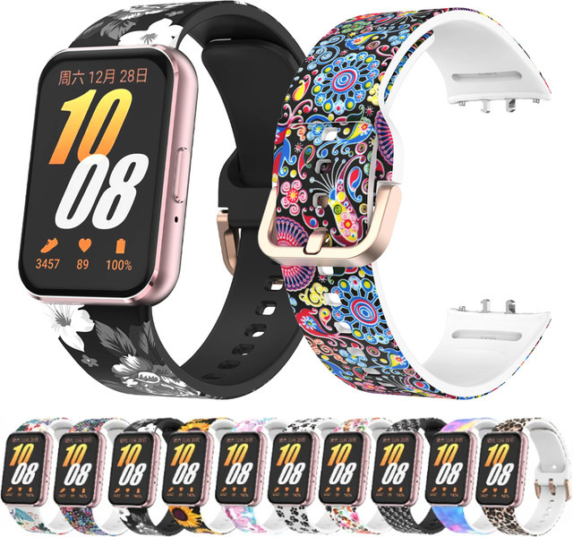 Samsung Uhrenarmband Silikon, multicolor, Samsung Galaxy Fit 3 - Bild 1