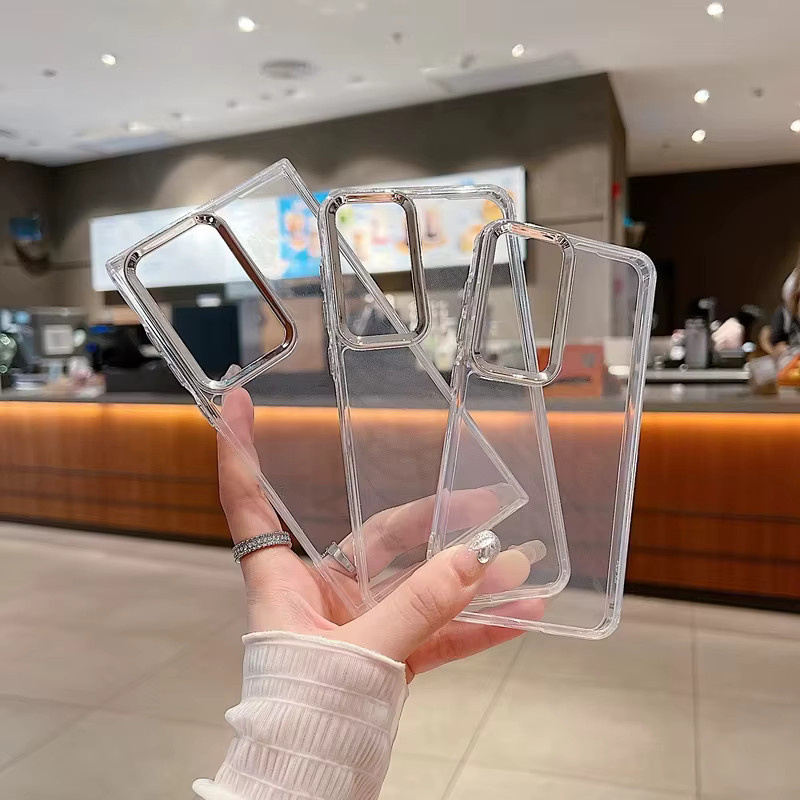 Stoßfeste transparente Handyhülle für Samsung Galaxy S25 S24 S23 S22 Ultra FE A56 A55 A54 A53 A36 A35 A26 A17 A07 A06 A05 Android-Kompatibel - Bild 3