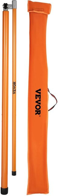 Buying Solutions MB Ladehöhenmessstab aus Glasfaser in Orange mit verstellbarem Stiel und Tragevorrichtung, Höhe: 610 cm - Bild 1