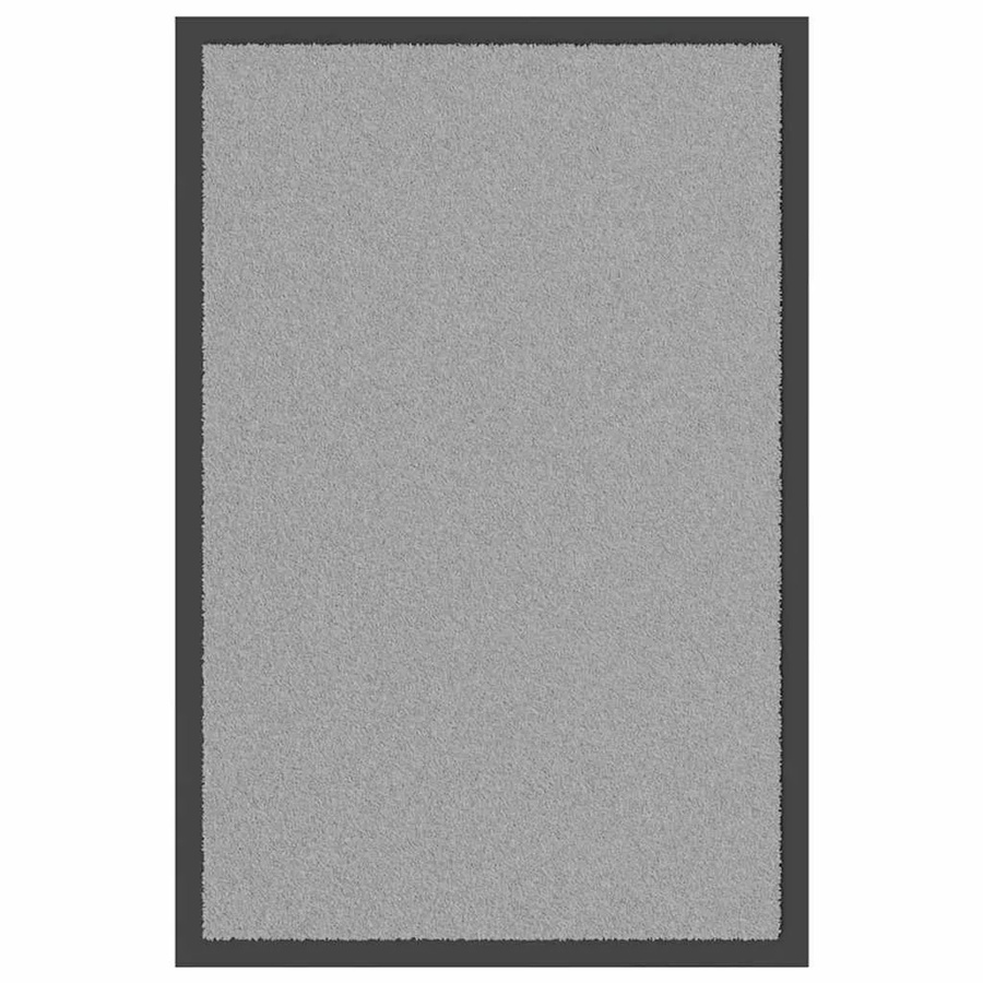 vidaXL Fußmatte Grau rutschfest B: 40 cm, T: 60 cm - Bild 2