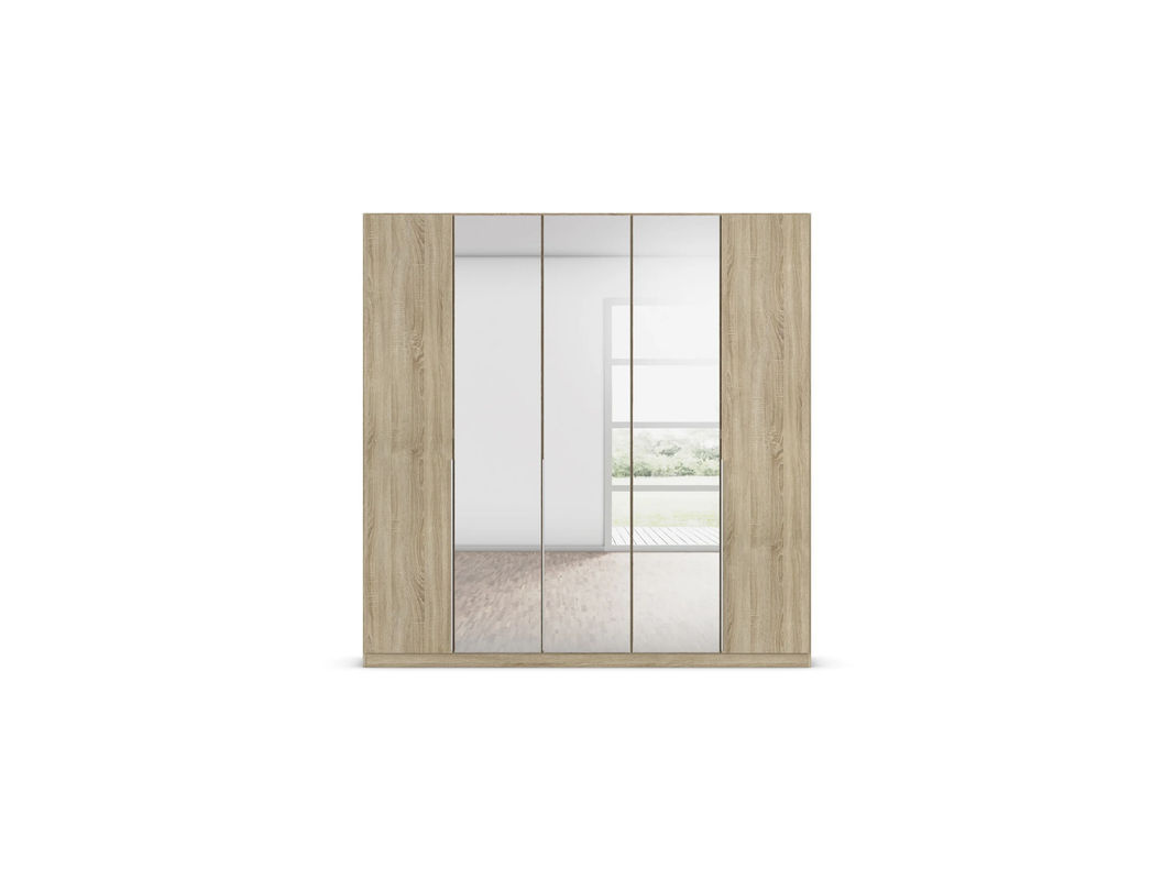 RAUCH Drehtürenschrank Alabama mit Spiegel in Eiche Sonoma, B/H: 229 x 226 cm - Bild 3