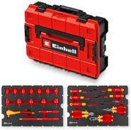 Einhell E-Case Werkzeugkoffer Elektrik-VDE, 24-teiliges Werkzeug-Set in Rot - Bild 1