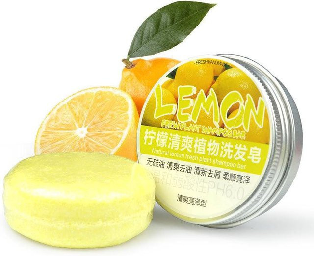 OTRESS Shampoo-Seife Lemon, Normales Haar, Damen, Polygonum multiflorum, Panax Ginseng - Bild 1
