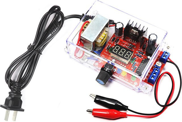 Aideepen LM317 Einstellbarer Spannungsregler DIY Elektronikbausatz Step-Down PCB Board für DC 110V/220V bis 1,25-12,5V - Bild 1