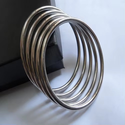 GNAYY Armband, 5 Stück Manschetten-Armreifen, Edelstahl, Silber - Bild 2