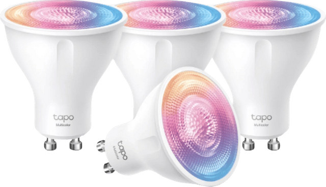 TP-Link Tapo L630 RGBW LED Smart WiFi Lampe GU10, 4er-Pack, Weiß - Bild 1