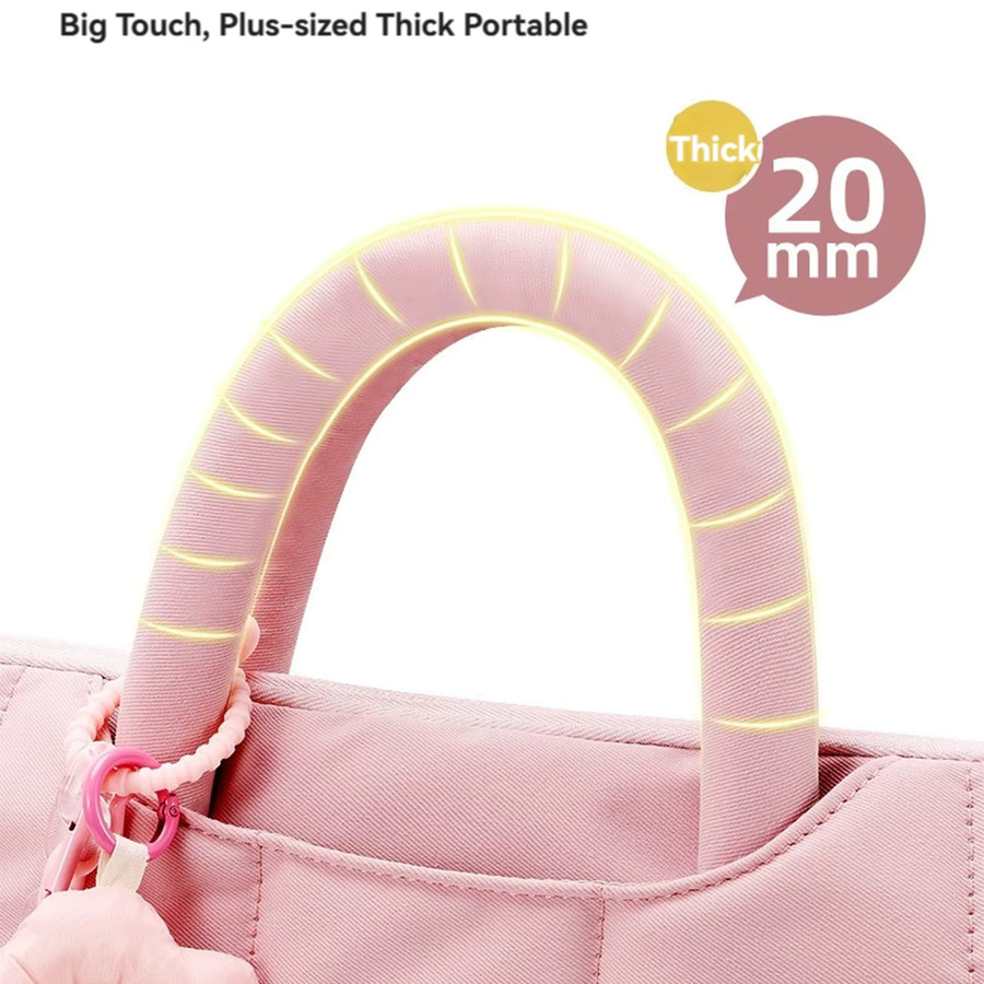 Aguerriero Laptoptasche als Aktentasche und Hülle für MacBook, Xiaomi, Huawei und ASUS Notebooks in Blau oder Pink - Bild 2