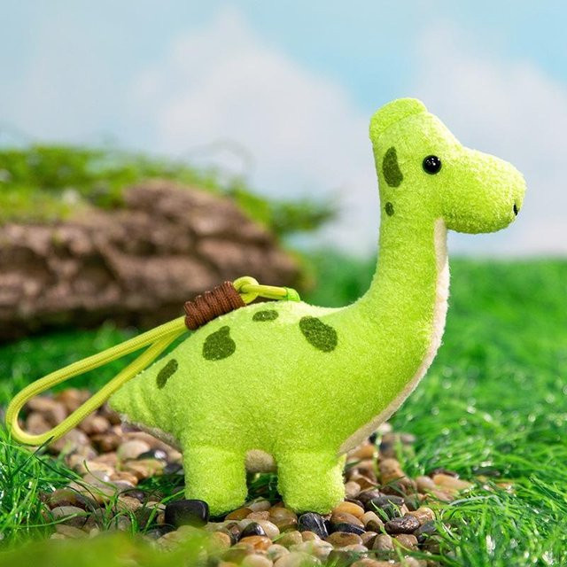 Yiran toy Dinosaurier Plüsch Schlüsselanhänger, Duftendes Plüschtier, ab 3 Jahren - Bild 1