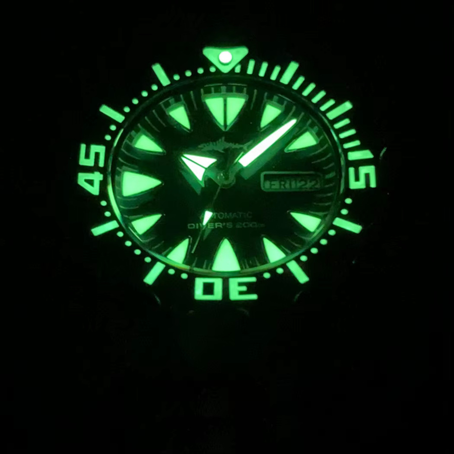HEIMDALLR Automatik-Armbanduhr, Edelstahl, 45,3 mm, Schwarz, Herren - Bild 3
