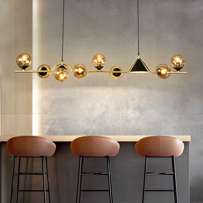 Moderne LED-Glas-Pendelleuchte von yushe als Kronleuchter für die Innenbeleuchtung im Esszimmer - Bild 2
