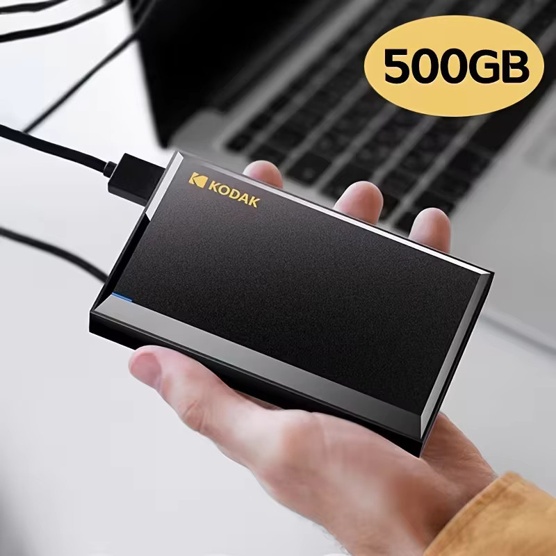 Kodak P190 Externe HDD Festplatte USB 3.0 Schwarz 500GB 1TB - Bild 4