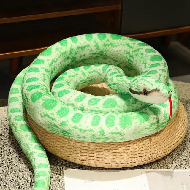 Yiran Health & Beauty Lange Goldene Python, Plüschtier, 160cm - Bild 1