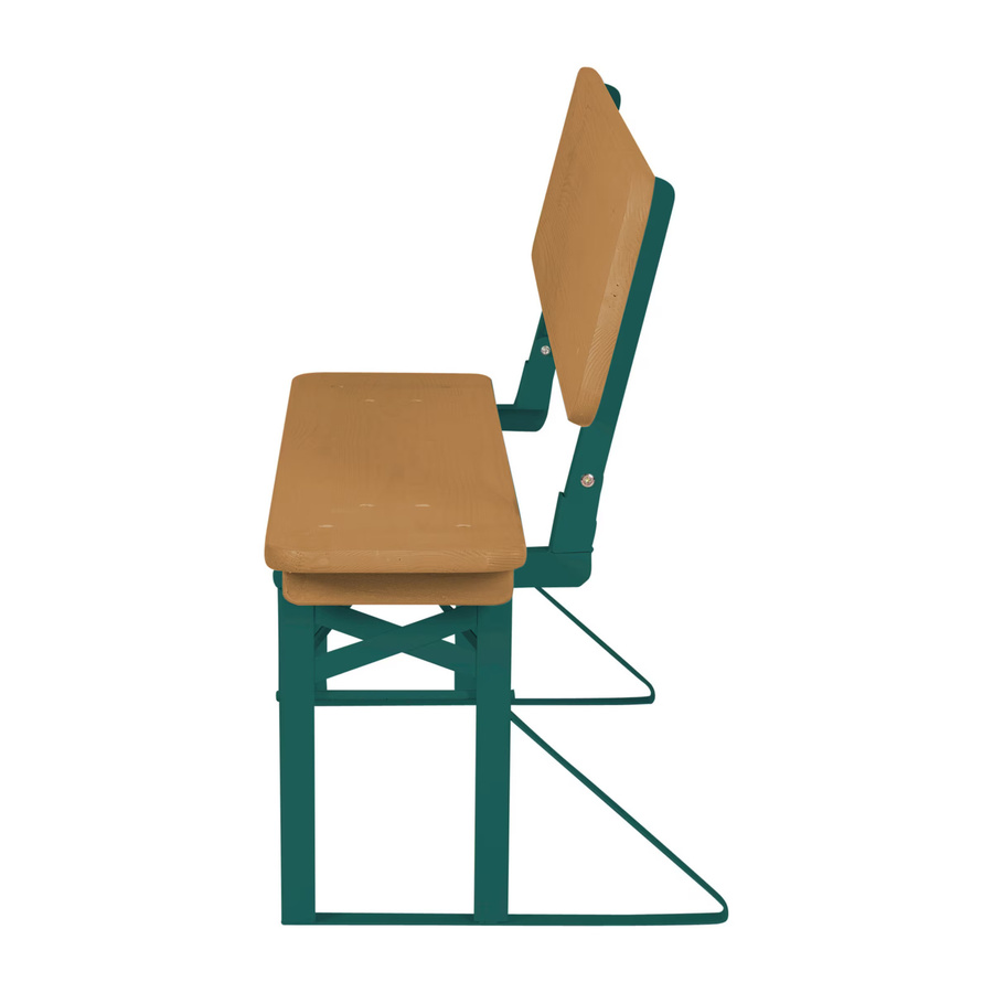 Roba Kinderparty-Garnitur aus FSC-zertifiziertem Massivholz in Braun mit Tisch und Bänken für Outdoor und Innenbereich, B/T/H: 108 x 60 x 40 cm - Bild 2