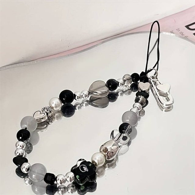 Rui Di Handy-Anhänger-Armband, Perle, Silber, Damen - Bild 1