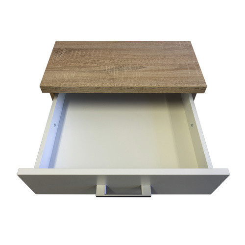 Flex-Well Küchen-Auszugsunterschrank Samoa in Weiß und Sonoma Eiche, Breite: 60 cm, Höhe: 85 cm, Tiefe: 39 cm - Bild 3