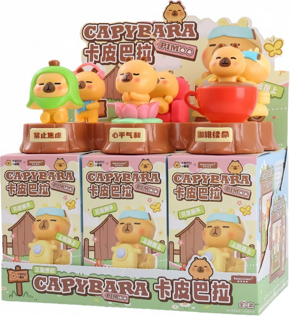 PIMOO Capibala Blind Box Figuren, Puppen, Einzelfigur - Bild 1