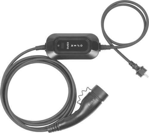 ESFE ES16AM25 Mobile Elektro-Auto Ladestation Typ 2 16A 3.7kW in Schwarz - Bild 1
