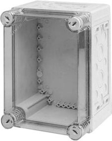 Eaton Einzelgehäuse mit metrischen Vorprägungen CI23E-125, Wandmontage, Grau/Transparent/Weiß - Bild 1