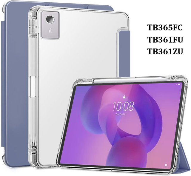 Lenovo Idea Tab Plus 12,1 Schutzhülle aus Leder mit Stifthalter und Standfunktion in Blau - Bild 1