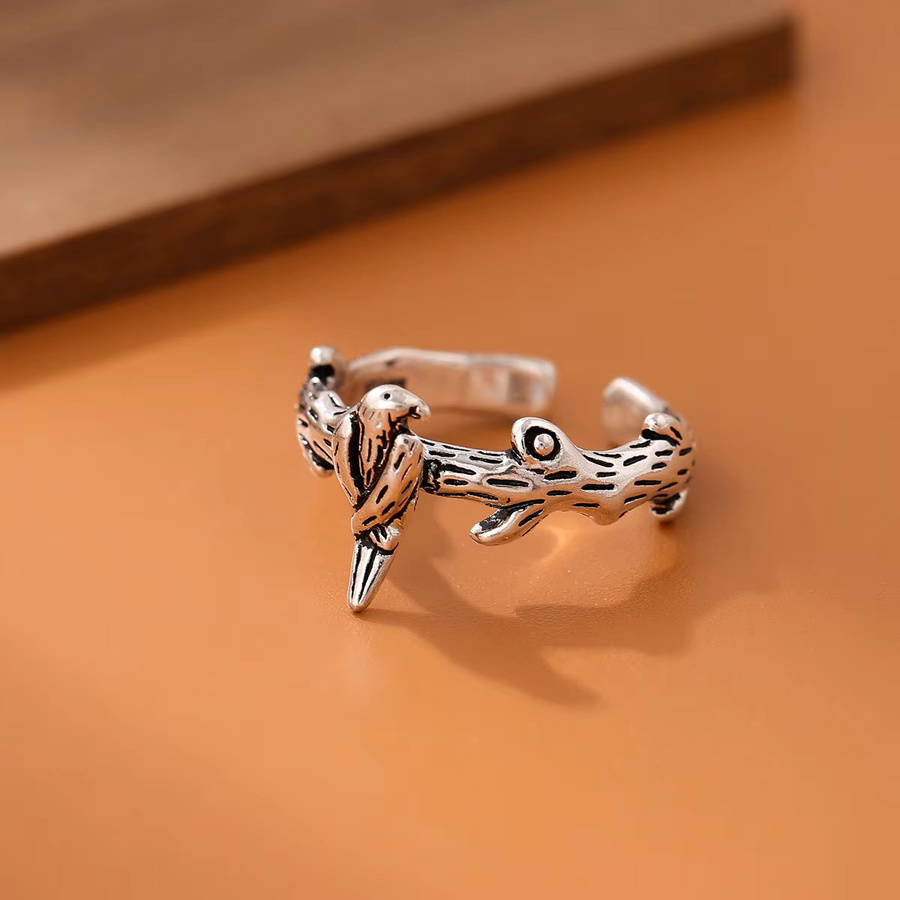 GaGa-Duck Ring, 925 Silber, Vogel, Vintage - Bild 2
