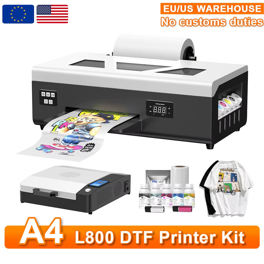 Epson L805 A4 DTF-Druckmaschine für Textilien wie T-Shirts, Jeans und Taschen, Inkjet-Direkt-auf-Film-Drucker in Weiß - Bild 3