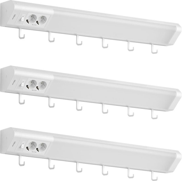 Oktaplex Talin 3er Set LED Unterbauleuchten für die Küche in Weiß, Warmweiß 3000K, Länge: 76 cm - Bild 1