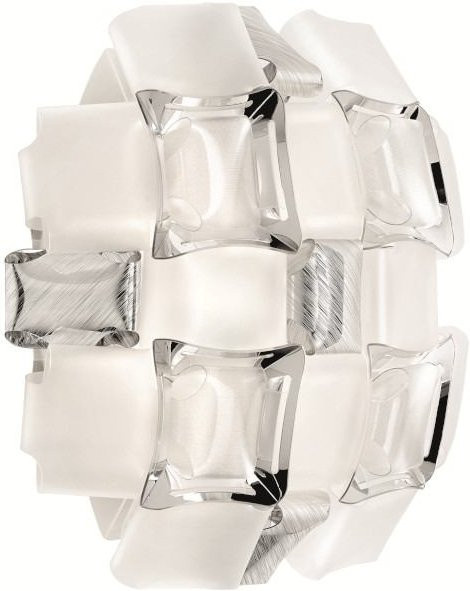 Slamp Mida Applique Wandleuchte in Weiß und Platinum mit LED-Technik - Bild 1