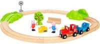 BRIO Peppa Wutz Holz Zug-Set, buntes Spielfahrzeug-Set - Bild 1