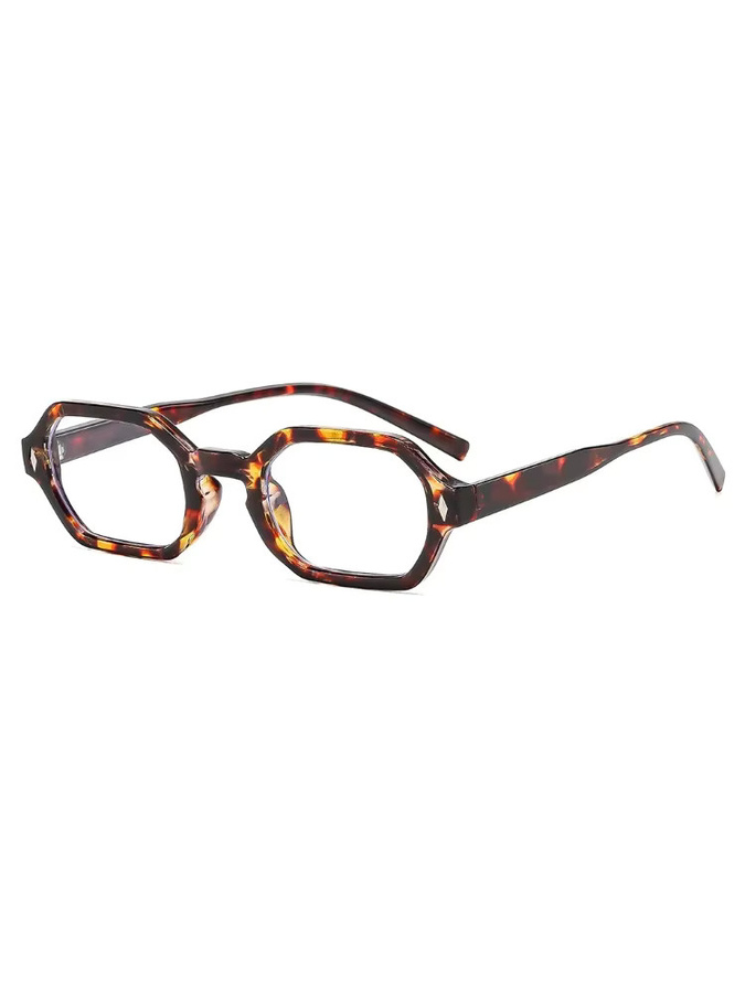 Polygon Korrektionsbrille, hexagonal, Vollrand, Kunststoff, Unisex - Bild 2