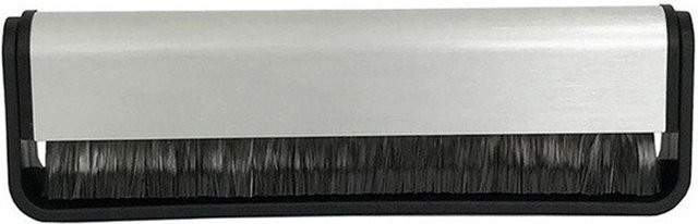 Honor Electronics Carbon Fiber Reiniger für Vinyl-Schallplatten, Anti-statischer Plattenspieler-Pinsel in Schwarz und Silber - Bild 1