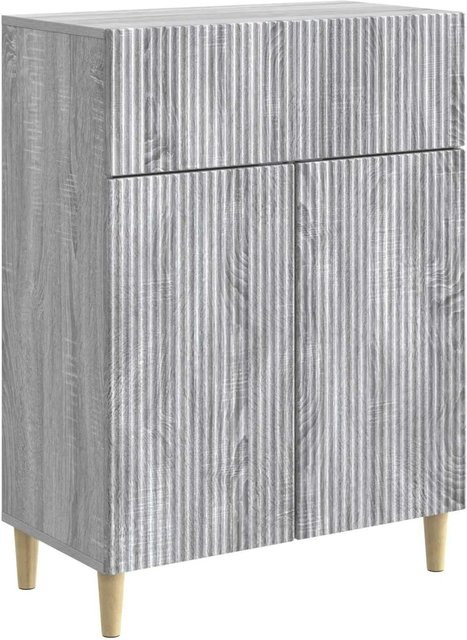 vidaXL Sideboard Modern Grau Matt B/T/H: 66 x 34,5 x 90 cm - Bild 1