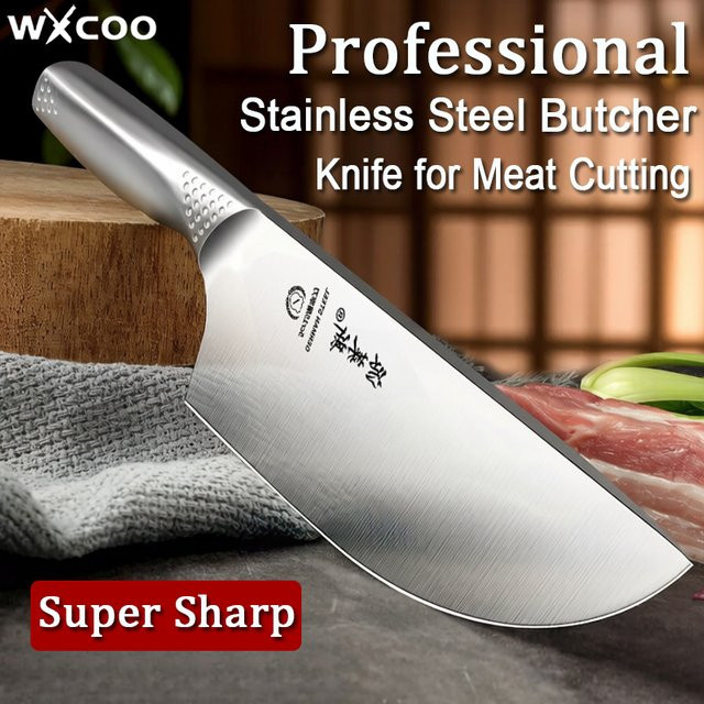 WXCOO Fleischermesser aus Edelstahl in Silber zum Schneiden und Zerlegen als professionelles Japanisches Ausbeinmesser - Bild 1