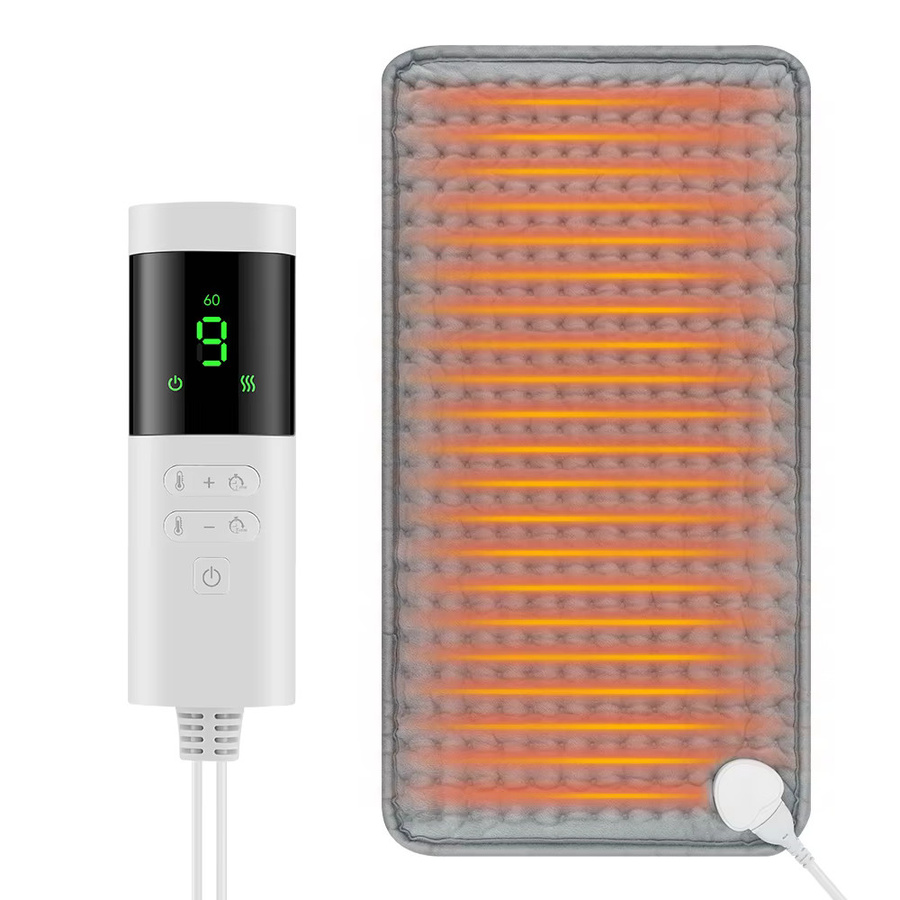 AFDEAL Elektrisches Heizkissen in Grau mit 9 Temperaturstufen, 4 Modi und Timer, B/H: 60 x 30 cm - Bild 4