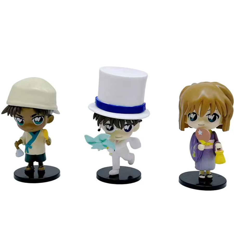 Bandai Conan Detektiv Actionfigur, 6-teiliges Set, PVC, Bunt - Bild 3