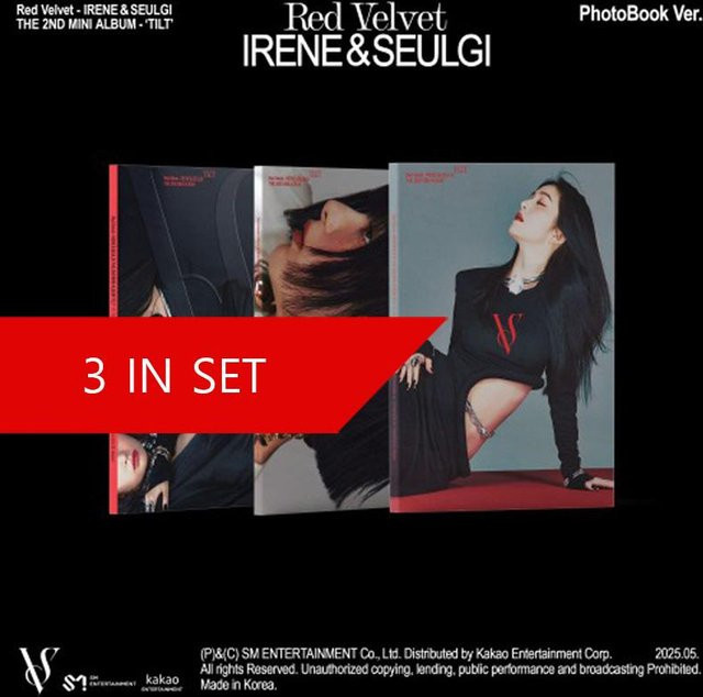 Red Velvet – IRENE & SEULGI 2. Mini-Album [TILT], Fotobuch Ver., 3 in Set - Bild 1