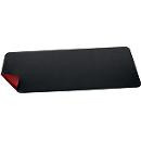 Schreibtischunterlage Sigel aus Kunstleder, beidseitig nutzbar und einrollbar, schwarz-rot, B: 80 cm, T: 30 cm, H: 0,2 cm - Bild 2